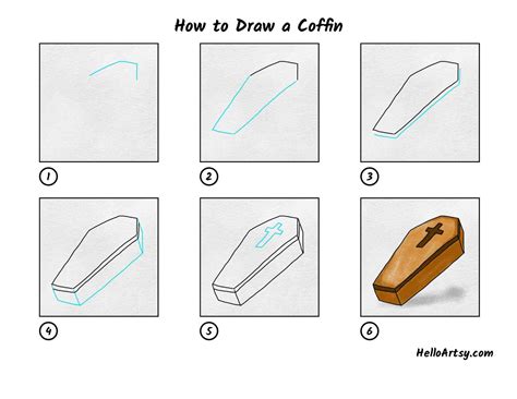 How to Draw a Coffin .